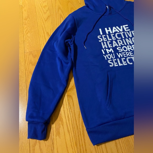 Men’s selective hearing hoodie - Picture 2 of 5